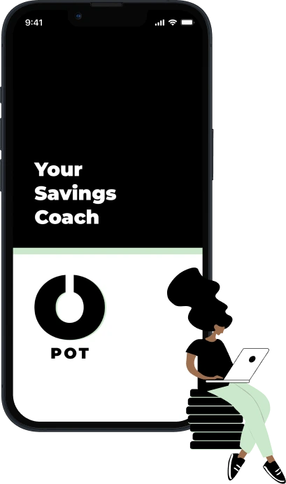 cover image of Pot-financial saving app